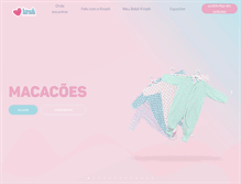 Tablet Screenshot of kirash.com.br